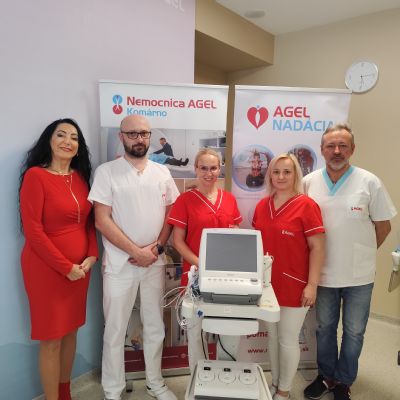 Nemocnica AGEL Komárno modernizuje vybavenie – pribudli tri nové prístroje za takmer 30-tisíc euro